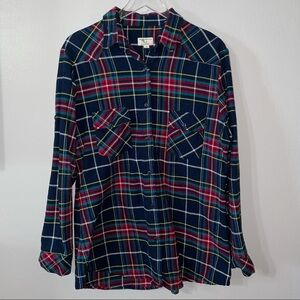 Matchstick Flannel Button Down Long Sleeve Shirt